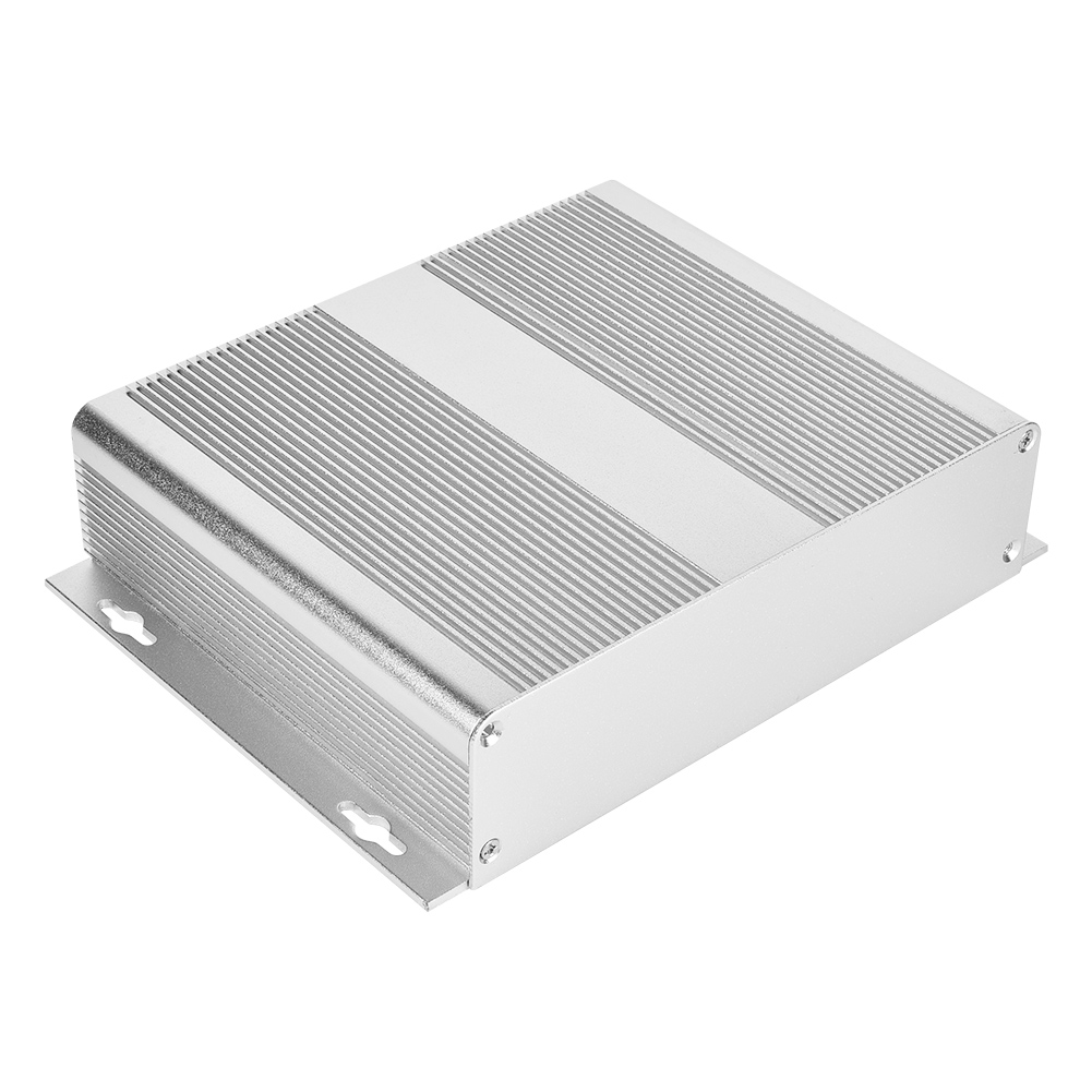 Elektronikprojektgehäuse Aus Silberfarbener Aluminiumlegierung Für Leiterplatten, 48 X 204 X 150 Mm
