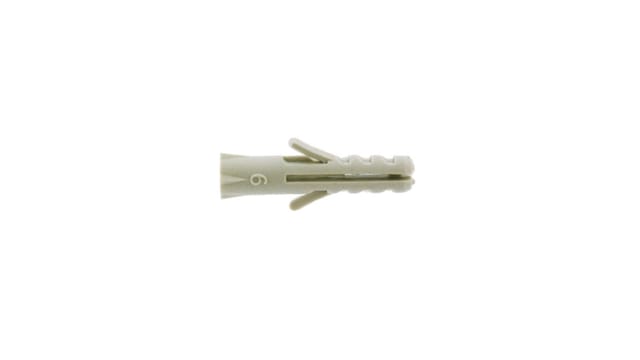 Trendline - Dübel 6,0 x 30mm 100 Stück Universaldübel Allzweckdübel Mehrzweckdübel