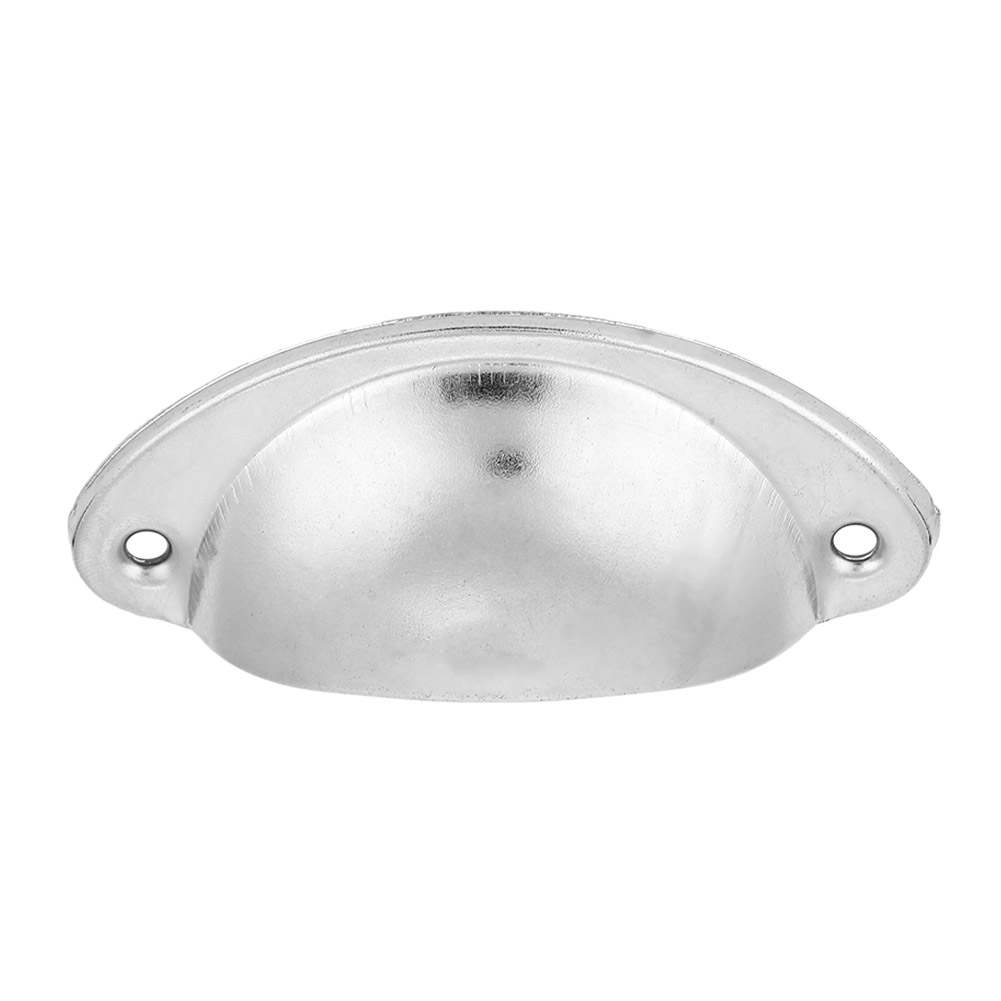 Metall-schubladen-schrank-möbelknopf, Antiker Muschelgriff, Handbeschlag (silber)