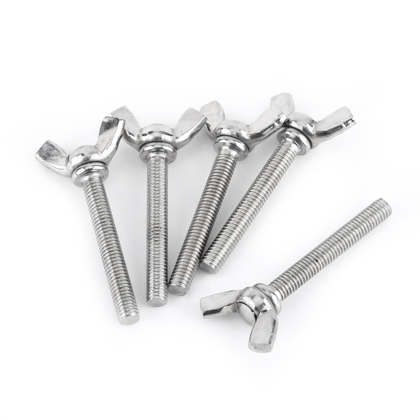 5 Stück M6 304 Silber Edelstahl Din316 Flügelschrauben (m640)