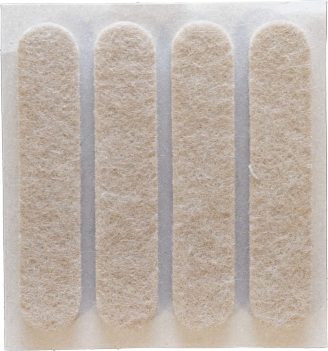 Filzgleiter lang 8 teilig Möbelgleiter Stuhlgleiter Beige - Trendline