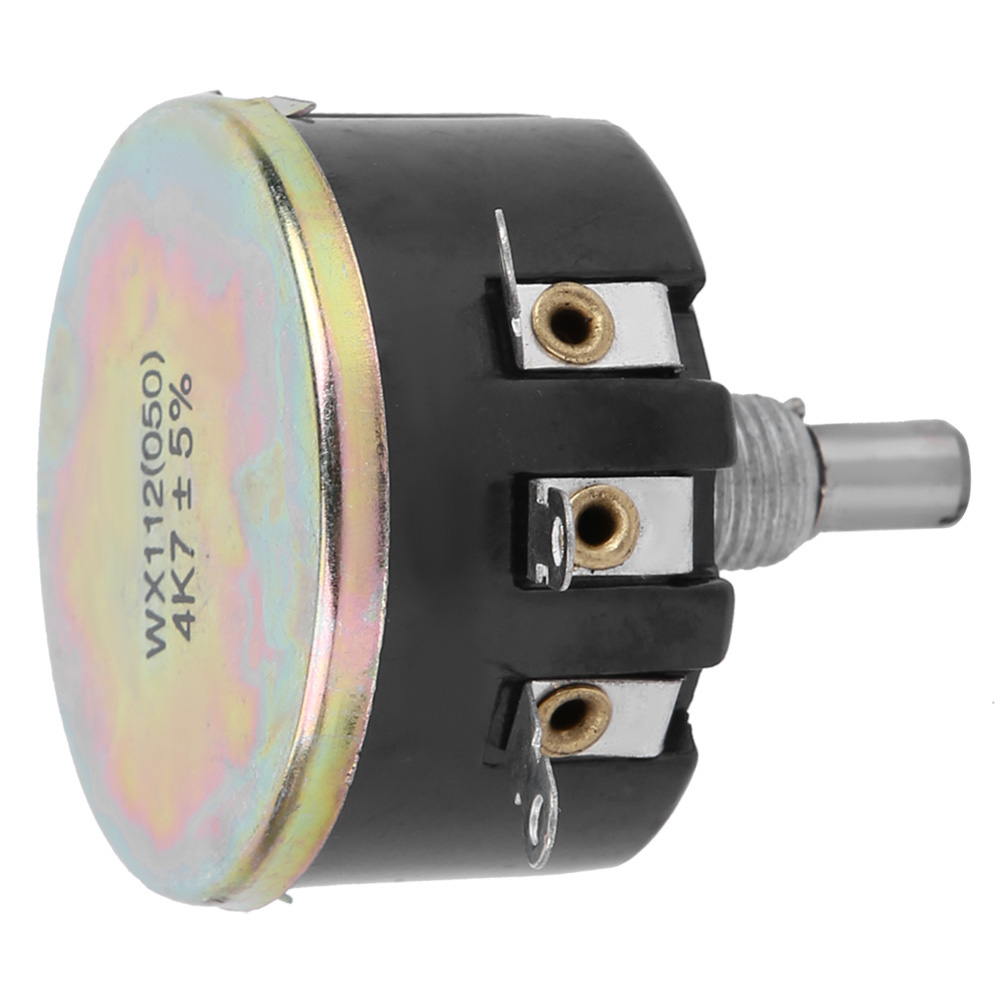 Spiralpotentiometer Mit Einfacher Drehscheibe, Wx112(050), 4,7 Kω, Leistung 5 W
