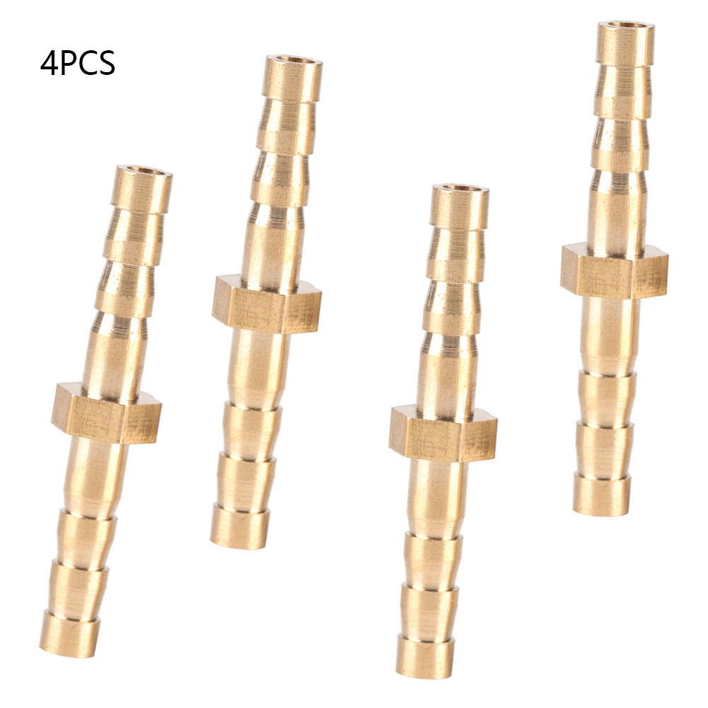 4 Stück 4-4 Mm Messing-schlauchanschluss-reduzierstück-stecker
