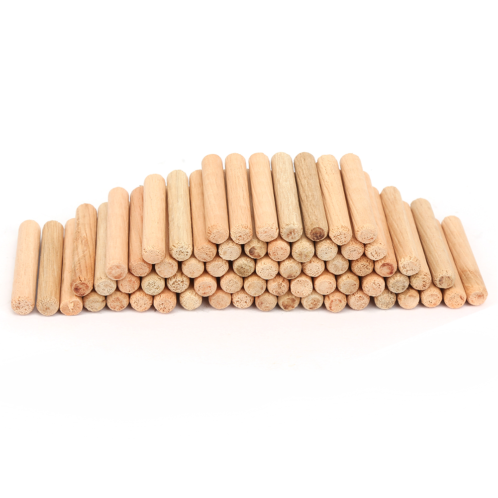 1 Packung Runde, Geriffelte Holzdübelstifte Für Holzbearbeitung (6 X 40 Mm)