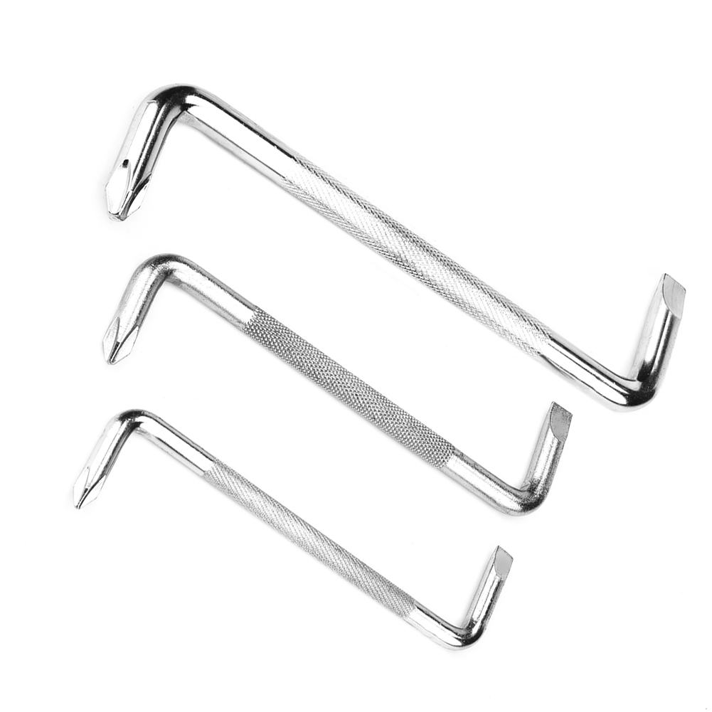 3-teiliges Set Rechtwinkliger Doppelkopf-z-förmiger Offset-schraubendreher