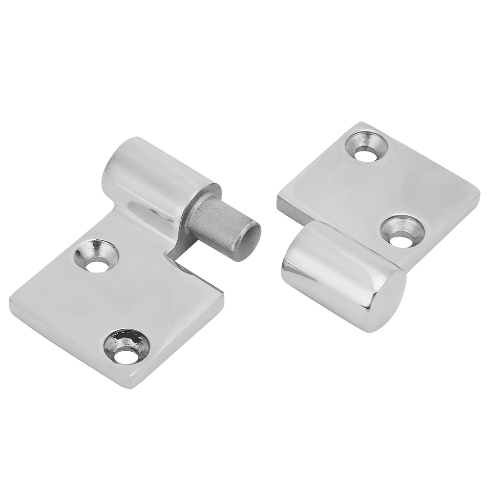 2 Stück Linke Und Rechte Abnehmbare Scharniere Aus Edelstahl Für Bootsdeckzubehör 90 X 38 Mm