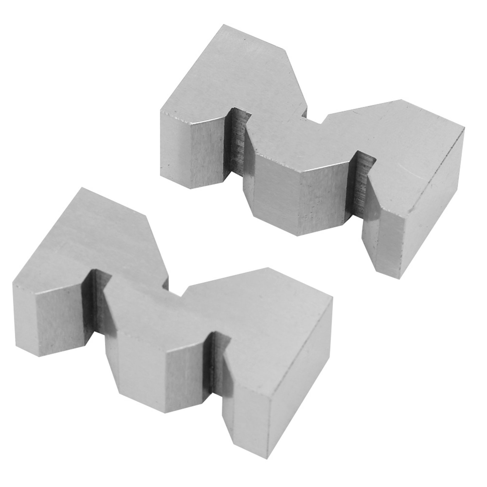 2 Stück Hochpräzise M-typ V-blöcke 50 Mm Aus Kohlenstoffstahl Für Plattformmessungen