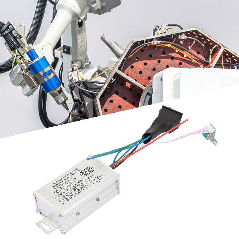 Drehzahlregler Für Gleichstrommotoren Mit Metallgehäuse, Cw/ccw, 20 A, Dc 9–60 V, 15 Khz
