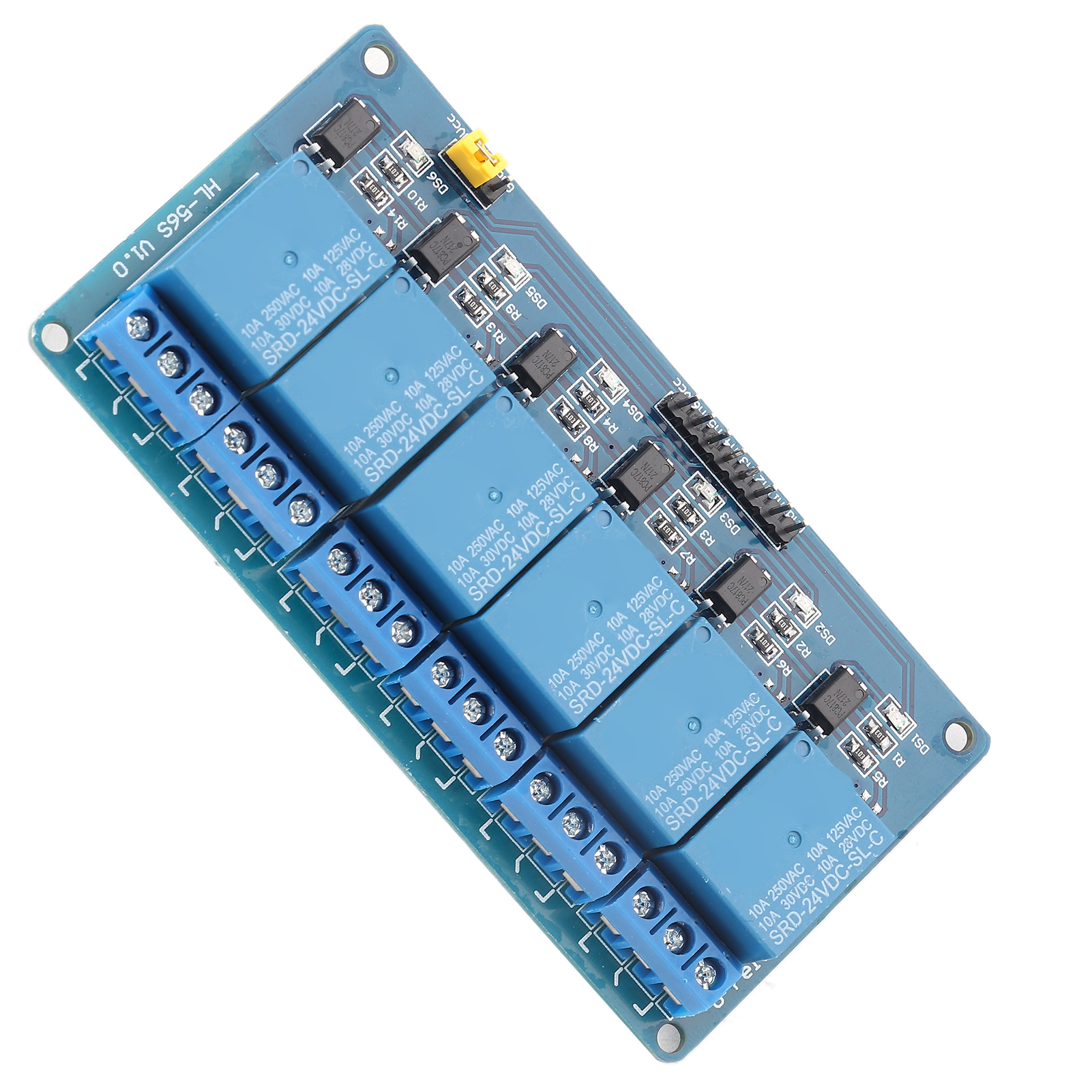 6-kanal-relaismodul Mit Niedrigpegel-triggerung Und Optokoppler, 24 V