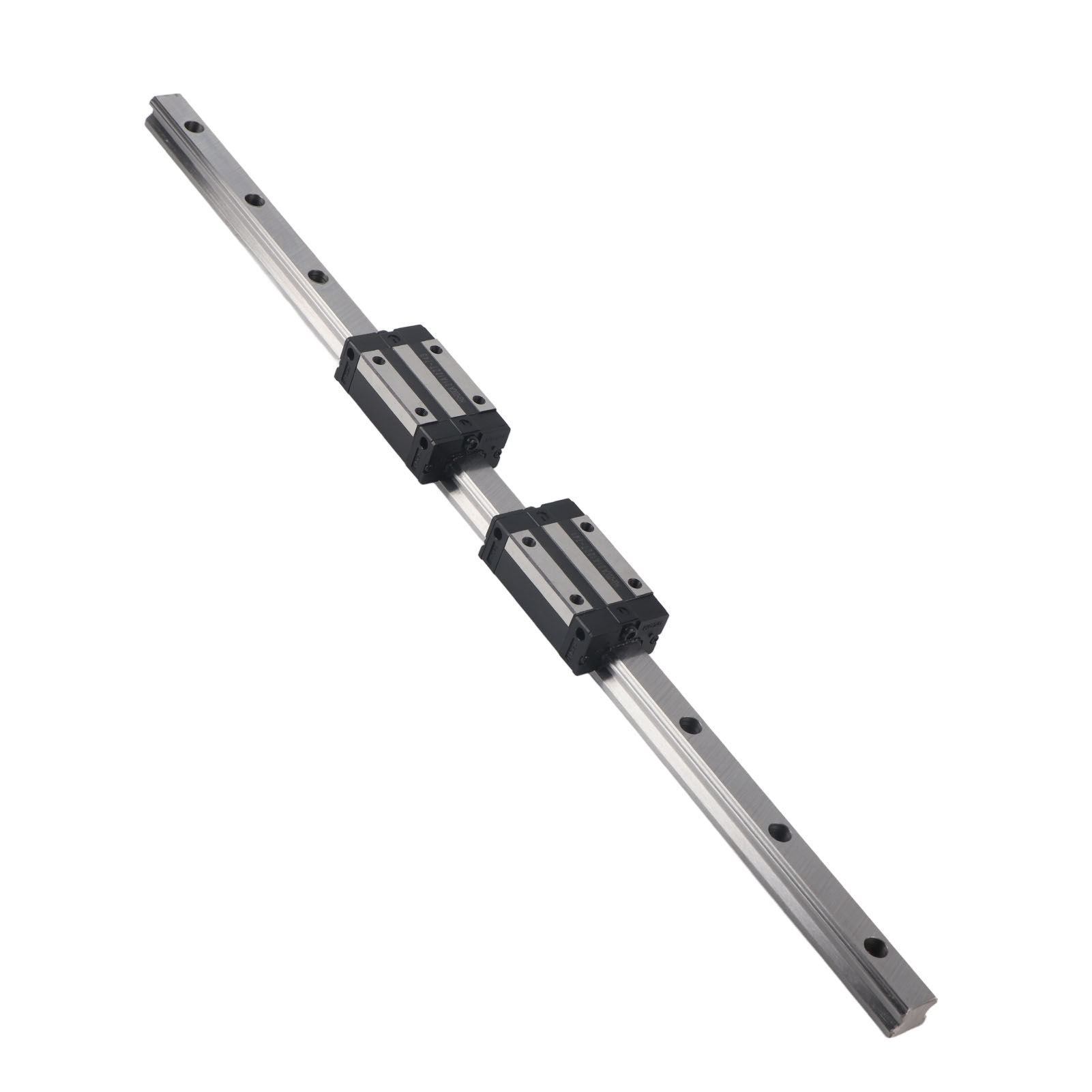 1 Stück Hgr20-600 Mm Linearführungsschiene + 2 Stück Schlittenlagerblockgleiter
