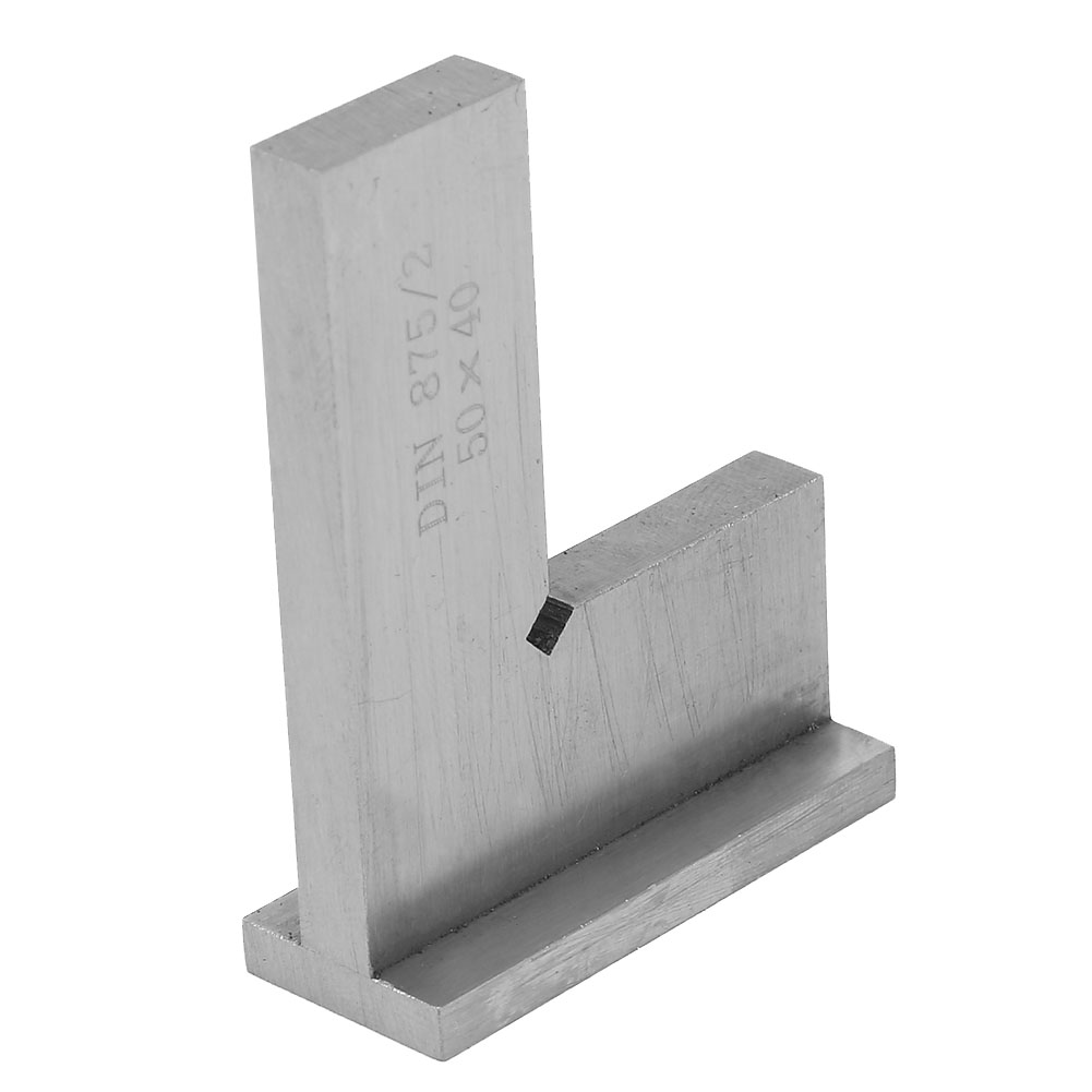 Hochpräziser, Flacher 90°-winkelmesser Aus Kohlenstoffstahl Mit Halterungen, Ingenieurwerkzeug Nr. 1