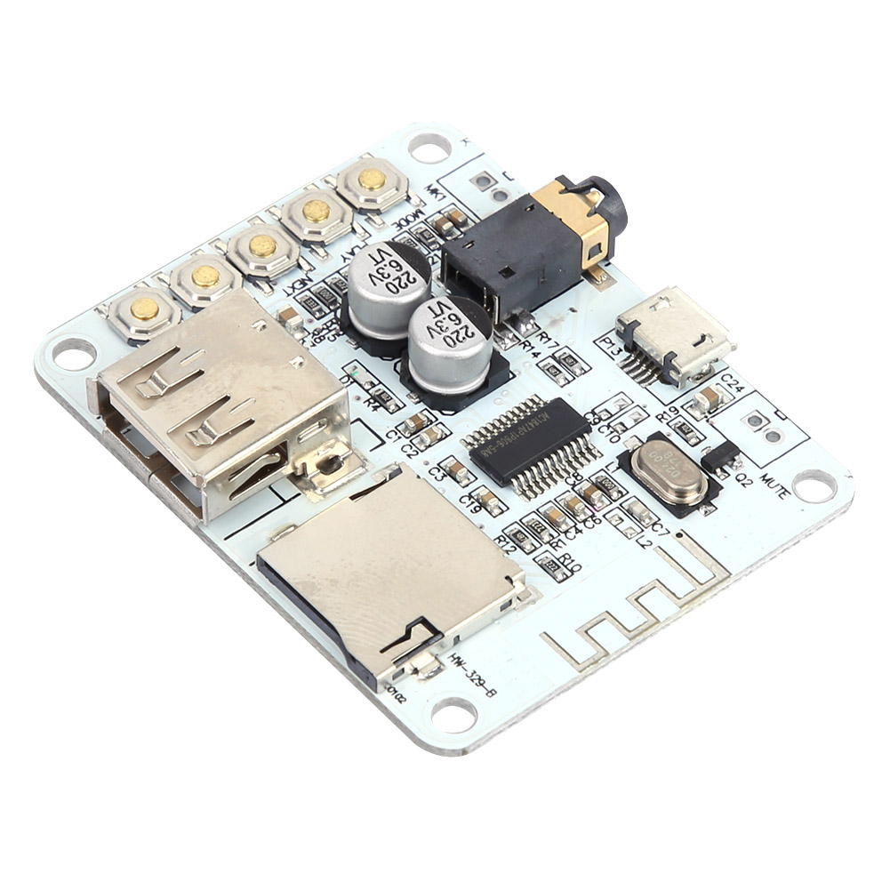 Bluetooth-audioempfänger-verstärkerplatine Mit Usb-tf-kartenunterstützung Für Mp3, Wma, Wav, Flac Und Ape