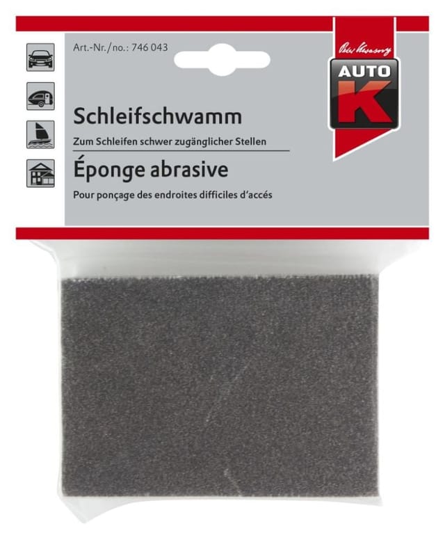 Schleifschwamm 3 x 13 x 16,6 cm nass & trocken Schleifen Schmirgelschwamm - Auto-k