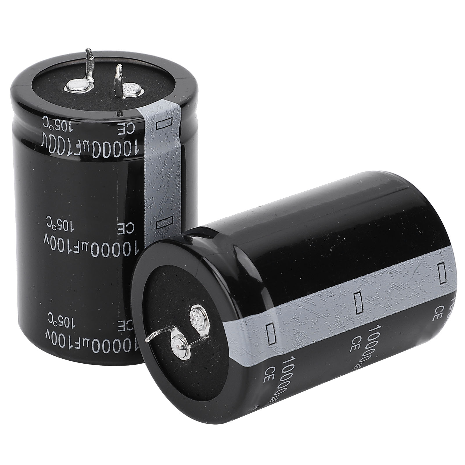 2 Stück 10000µf 100v Elektrolytkondensatoren 105℃ 35x50mm