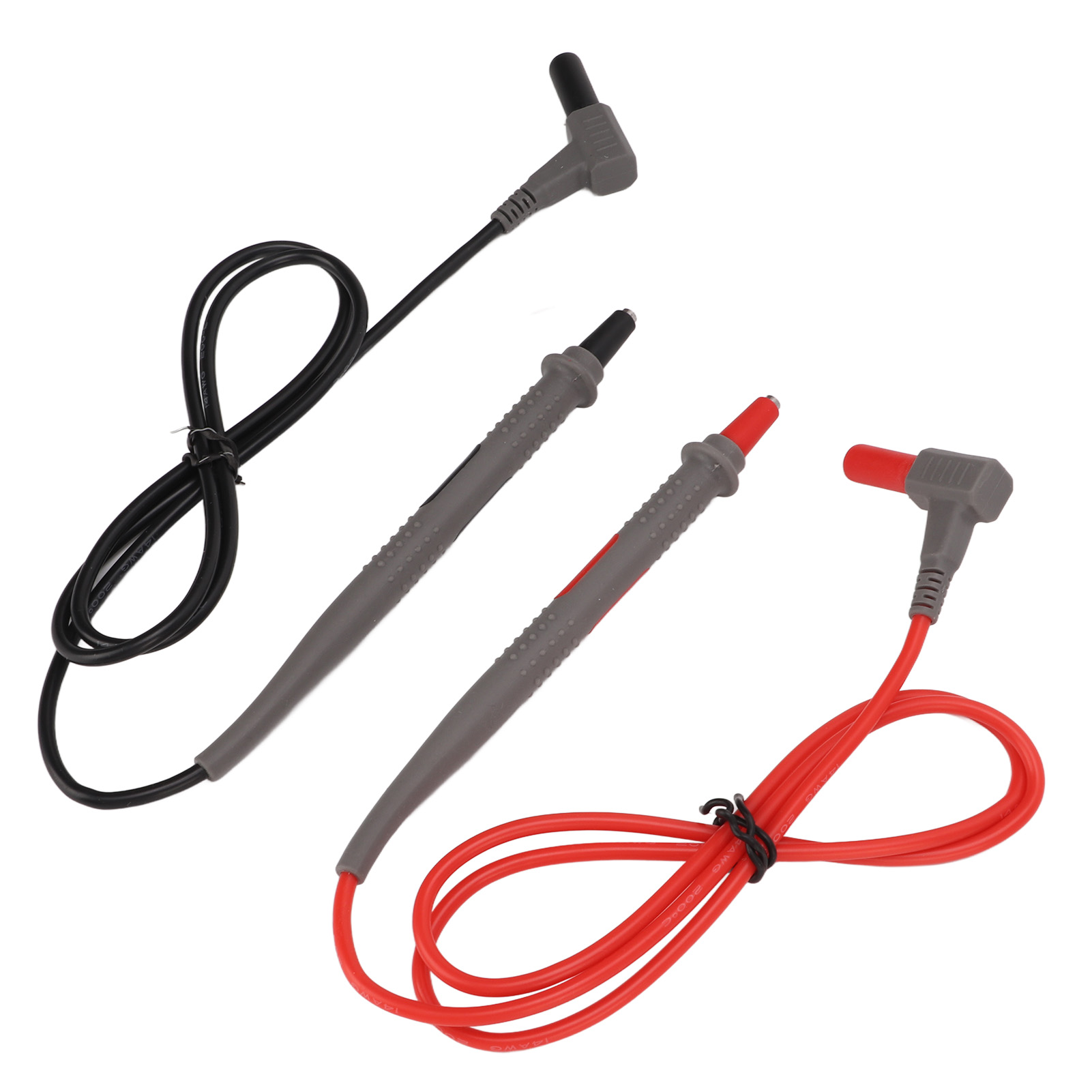Multimeter-messleitungen-set, Ultrafeine, 2-lagige Silikon-weichkabel, Elektrische Prüfspitzen