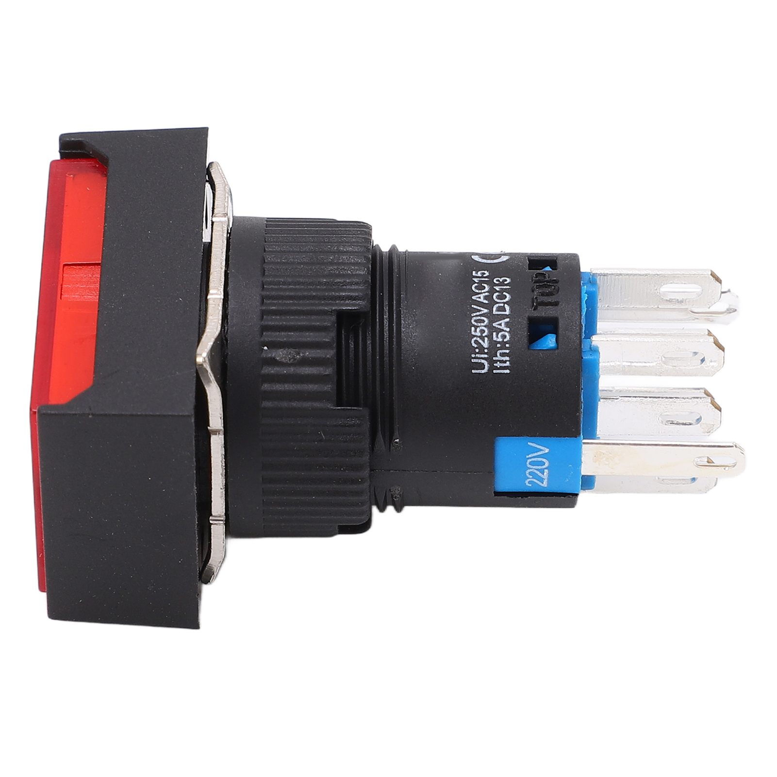 25 Stück Industrielle Drucktaster Mit Abs-gehäuse Und Kontrollleuchte Für Elektromagnetische Anlasser, 220 V Wechselstrom.