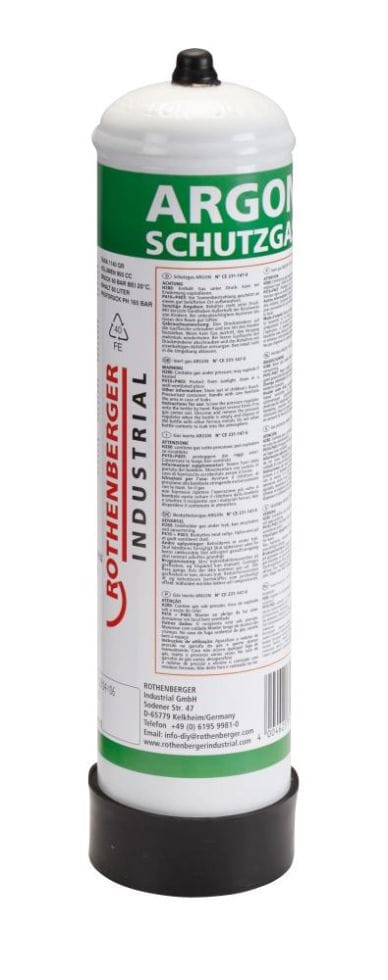 Argon Schutzgas Einwegflasche 930 ml Schweißzubehör - Rothenberger