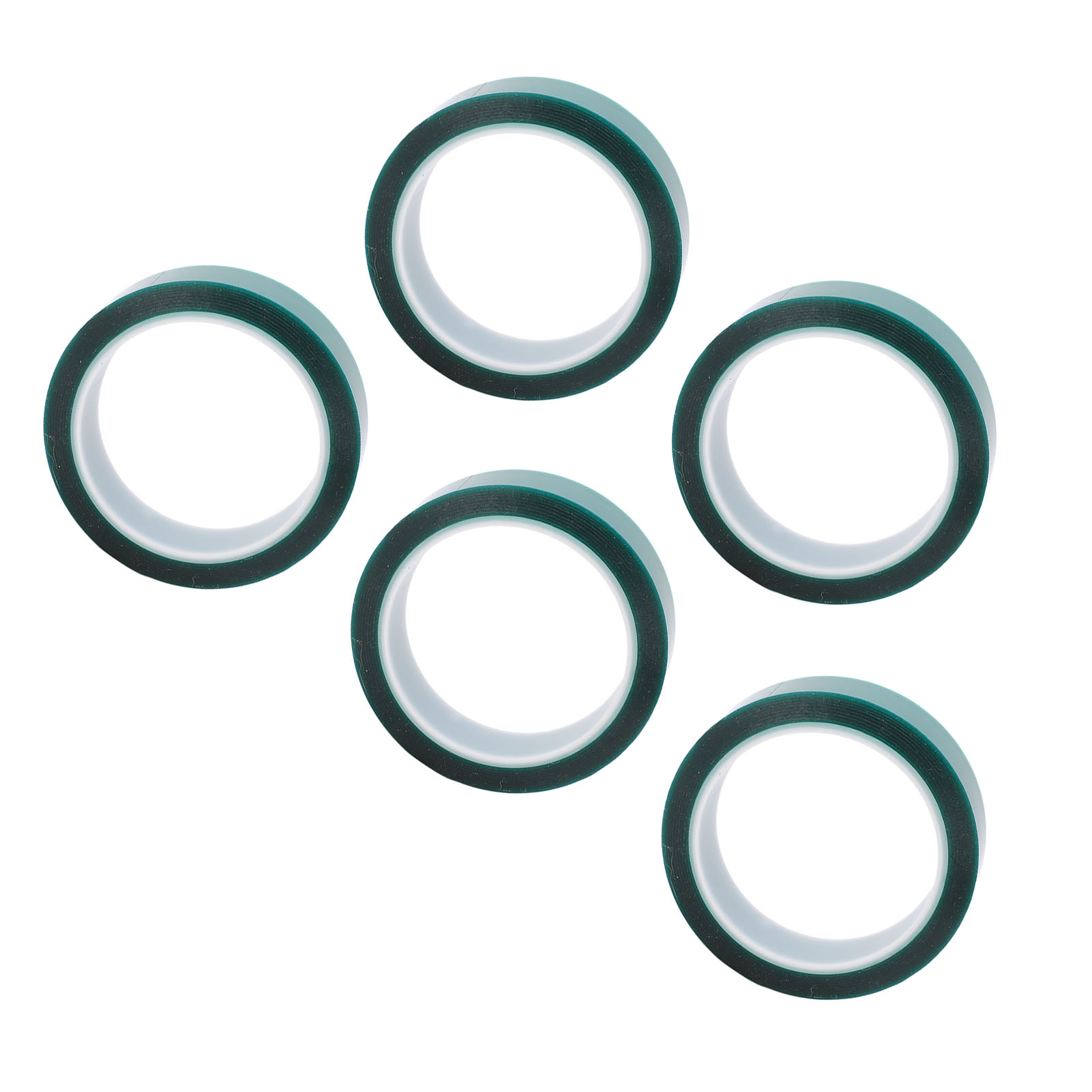 5 Stück Pet-hochtemperaturband, 0,05 Mm Dick, 25 Mm Breit, 33 M Lang, Säure- Und Laugenbeständig, Korrosionsbeständiges Isolierband