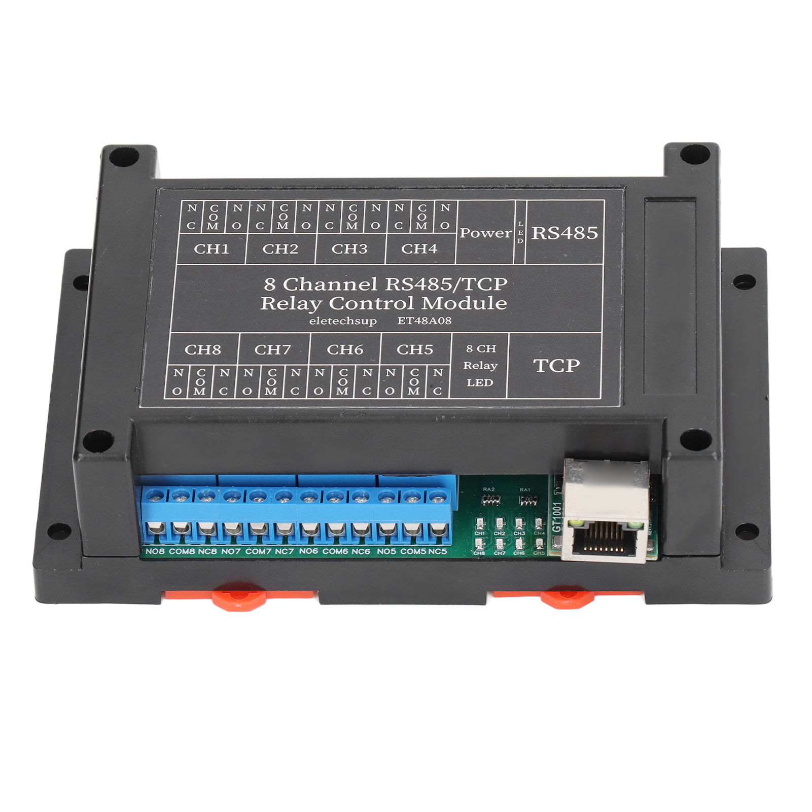 Relaismodul 8 Kanäle 6 Anweisungen Interner Schaltungsschutz Relais Steuerplatine Mit Gehäuse Dc12v