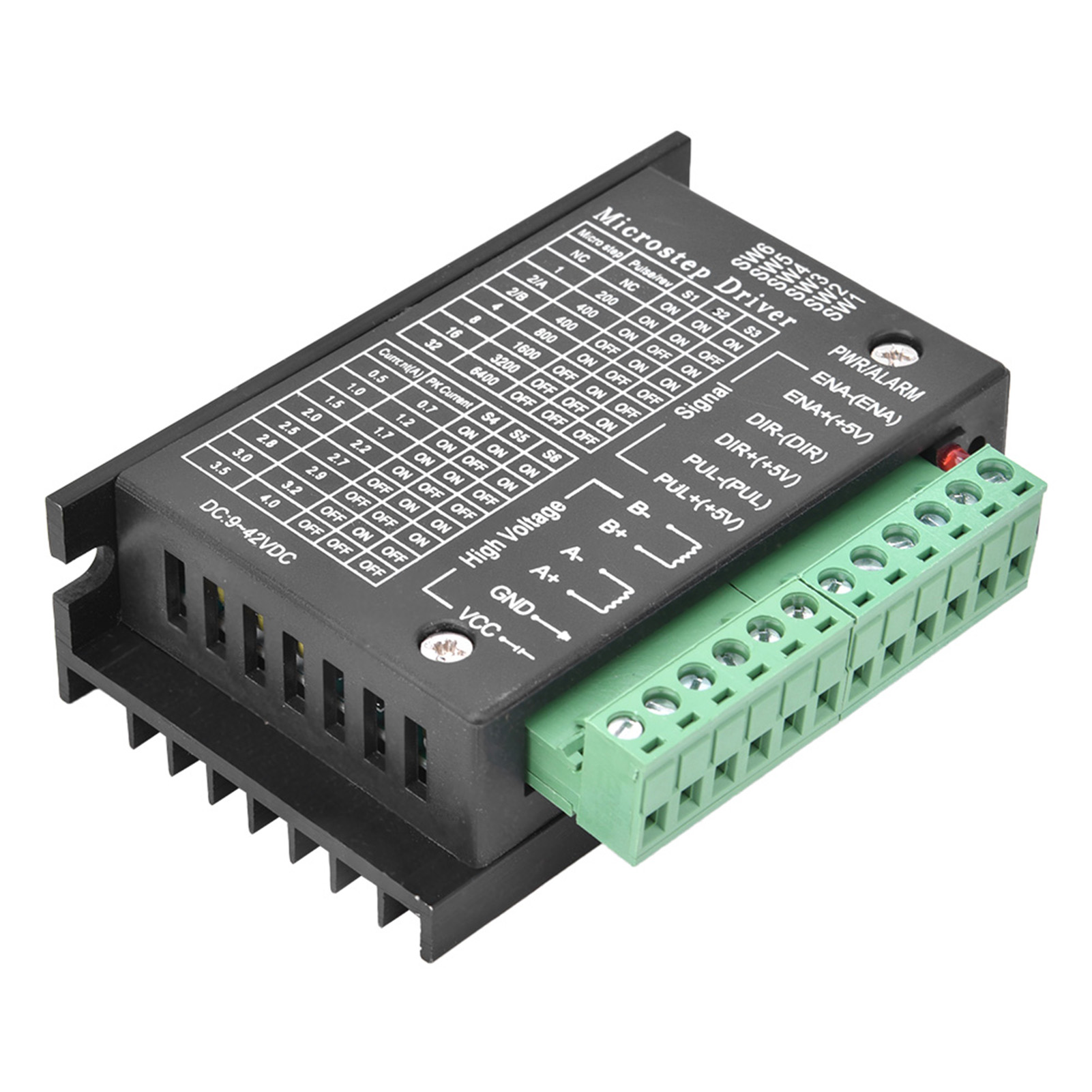 Schrittmotortreiber Aus Aluminium, Hohe Drehzahl, Optische Isolation, Tb6600, Nema 17/23/34, 4,0 A, 42 V Dc
