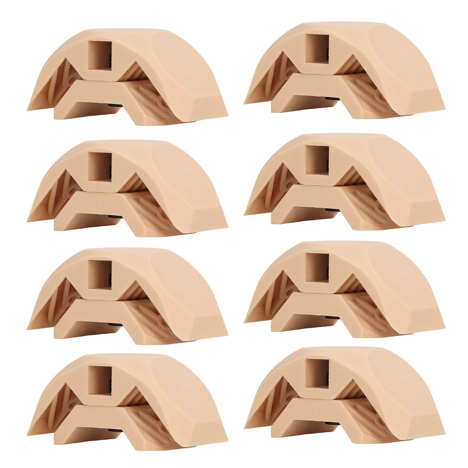 8 Stück Eckverbinder Aus Kunststoff, 90°/45°, Für Möbelbau, Regale, Rahmen Und Holzbearbeitung