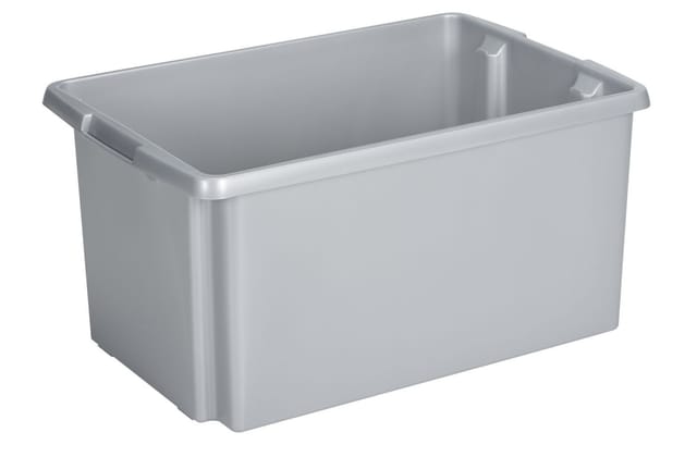 Drehstapel-Box Nesta 51 l silber 59,5 x 39,5 x 28 cm Boxen - Sunware