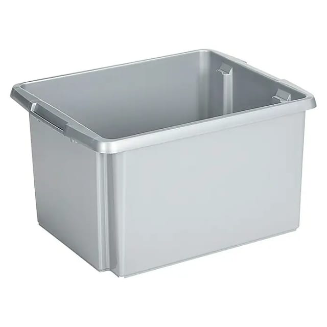 Drehstapel-Box Nesta 32 l silber 45,5 x 36 x 24 cm Boxen - Sunware