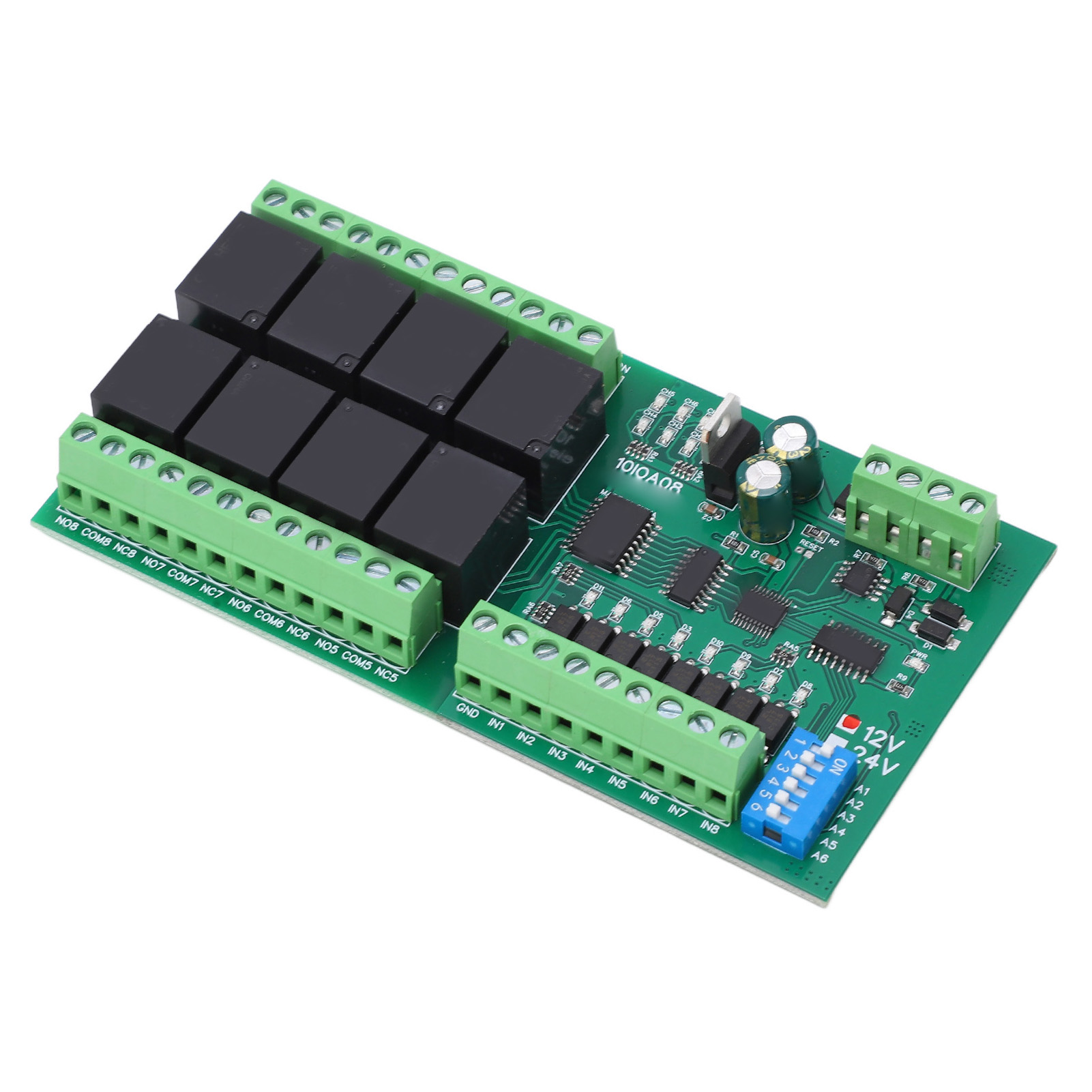 Relaismodul 8-kanal Rs485 Steuerplatine Schalterregler Dc 12v Zubehör Für Geräte