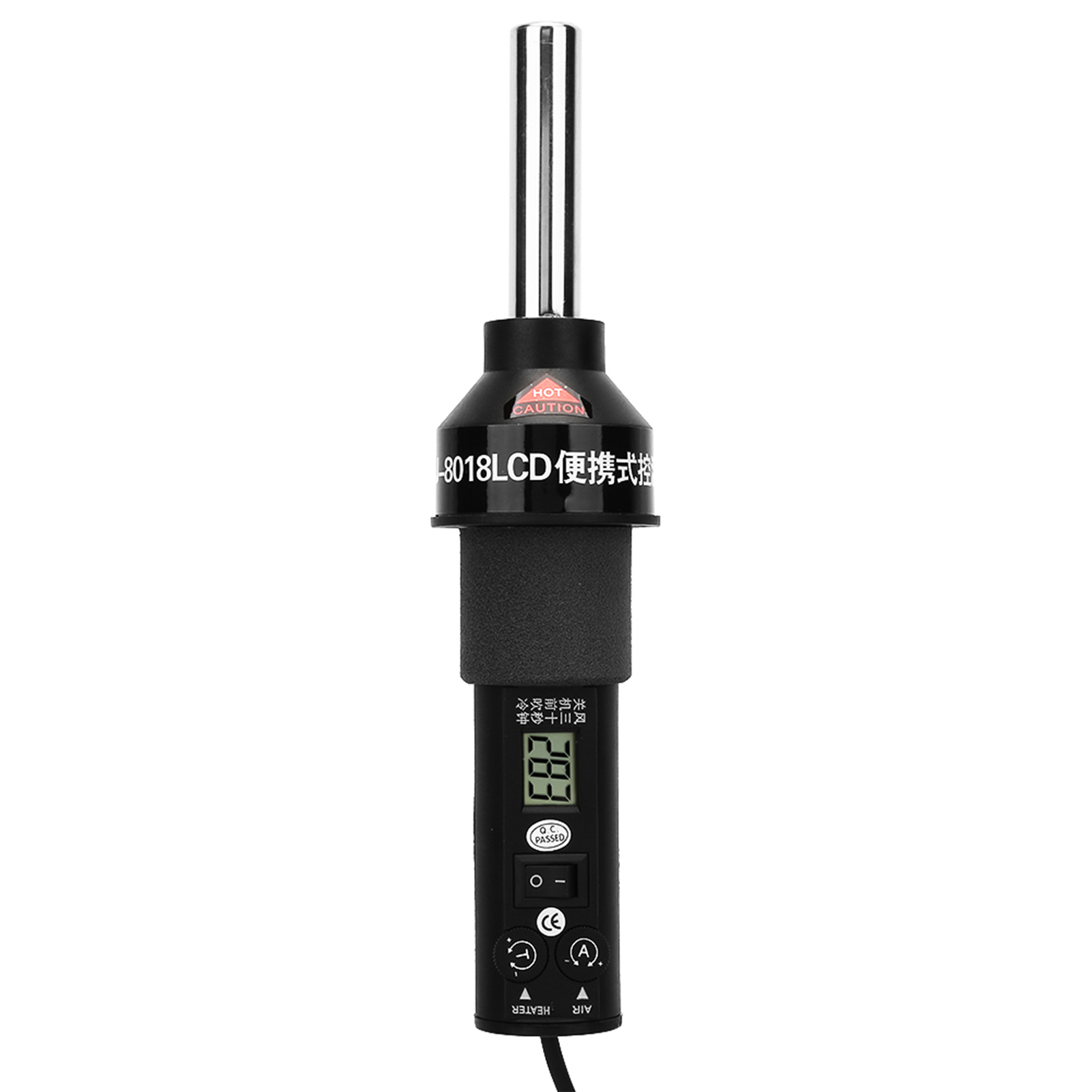 220v 450w Lcd-heißluftpistole Mit Einstellbarer Temperaturregelung, Entlötstation Für Ics, Smds Und Bgas