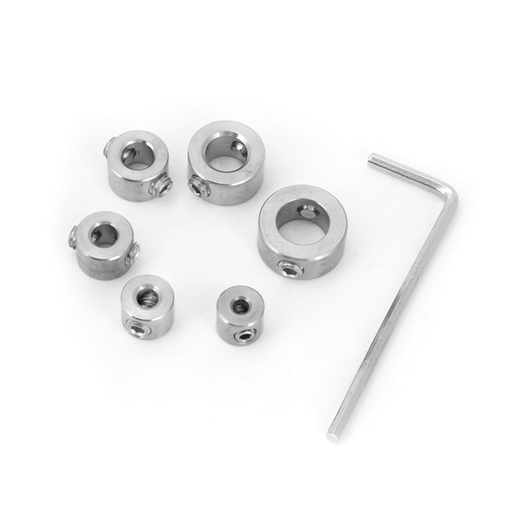 6-teiliges Set Mit Tiefenanschlagringen Aus Edelstahl (3–10 Mm)