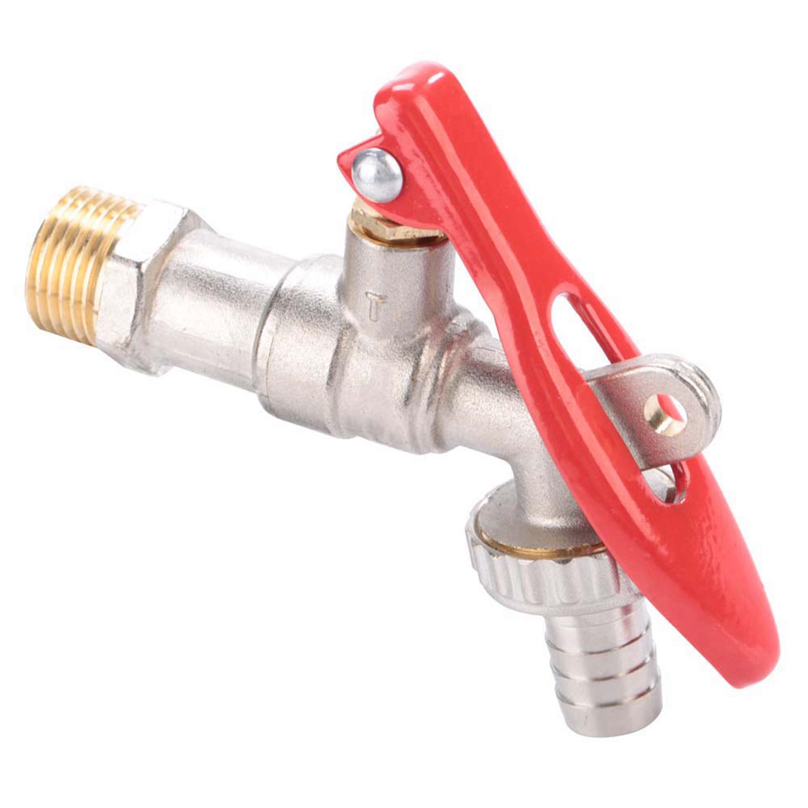 Messing-wasserhahn Mit 1/2"-gewinde, Abschließbar, Für Haus, Garten Und Terrasse