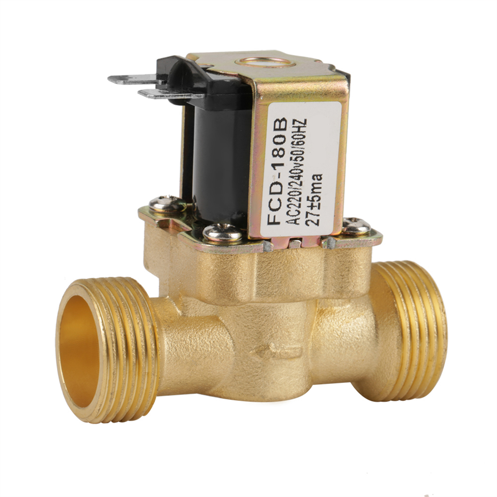 G3/4 2-wege-wassereinlass N/c Normal Geschlossen Druck-elektromagnetventil Ac 220v Fcd‐180b