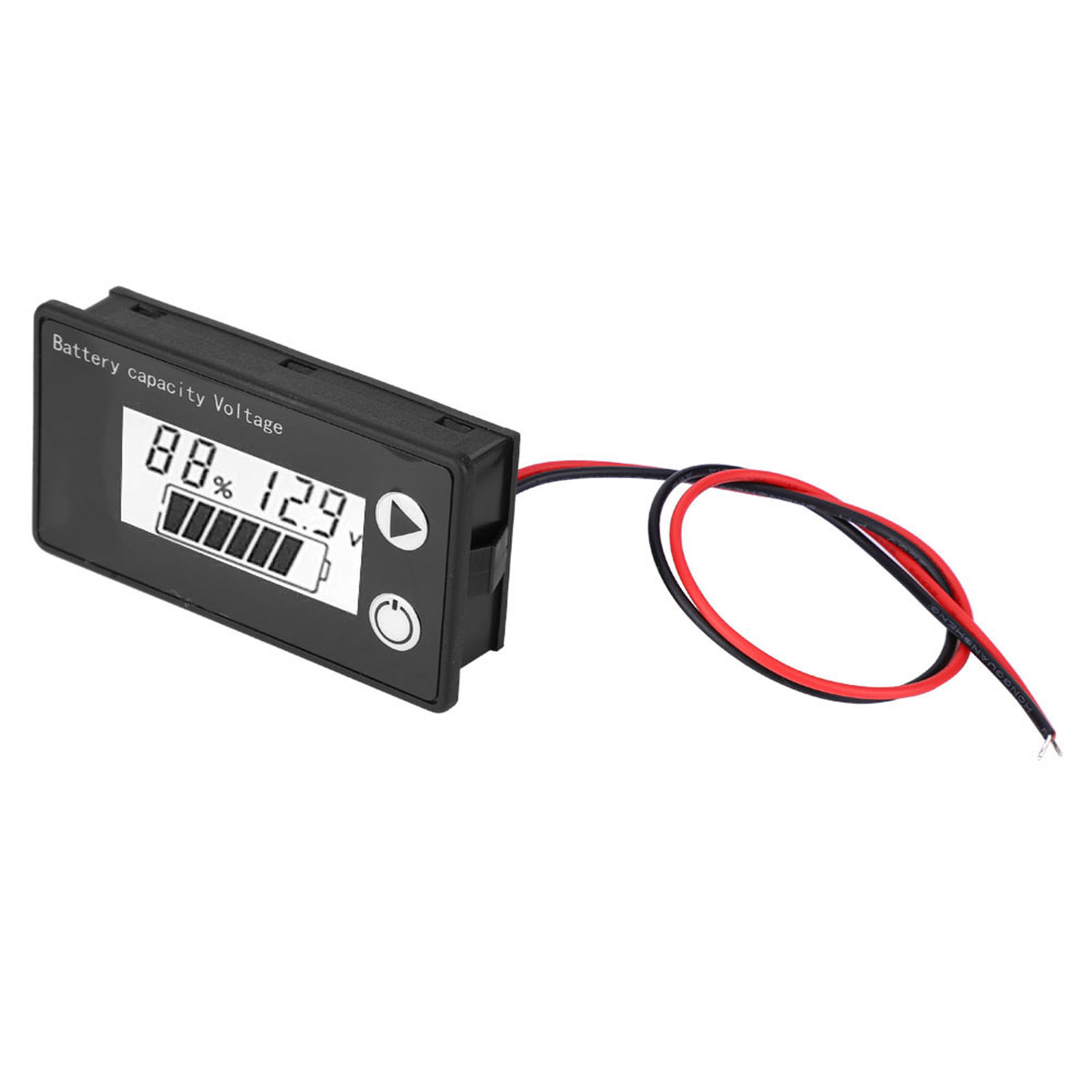 Lcd 12v Batteriekapazitätsanzeige Tester Lithium Batterie Universelles Digitales Display Voltmeter (10-100v Blauer Alarm)