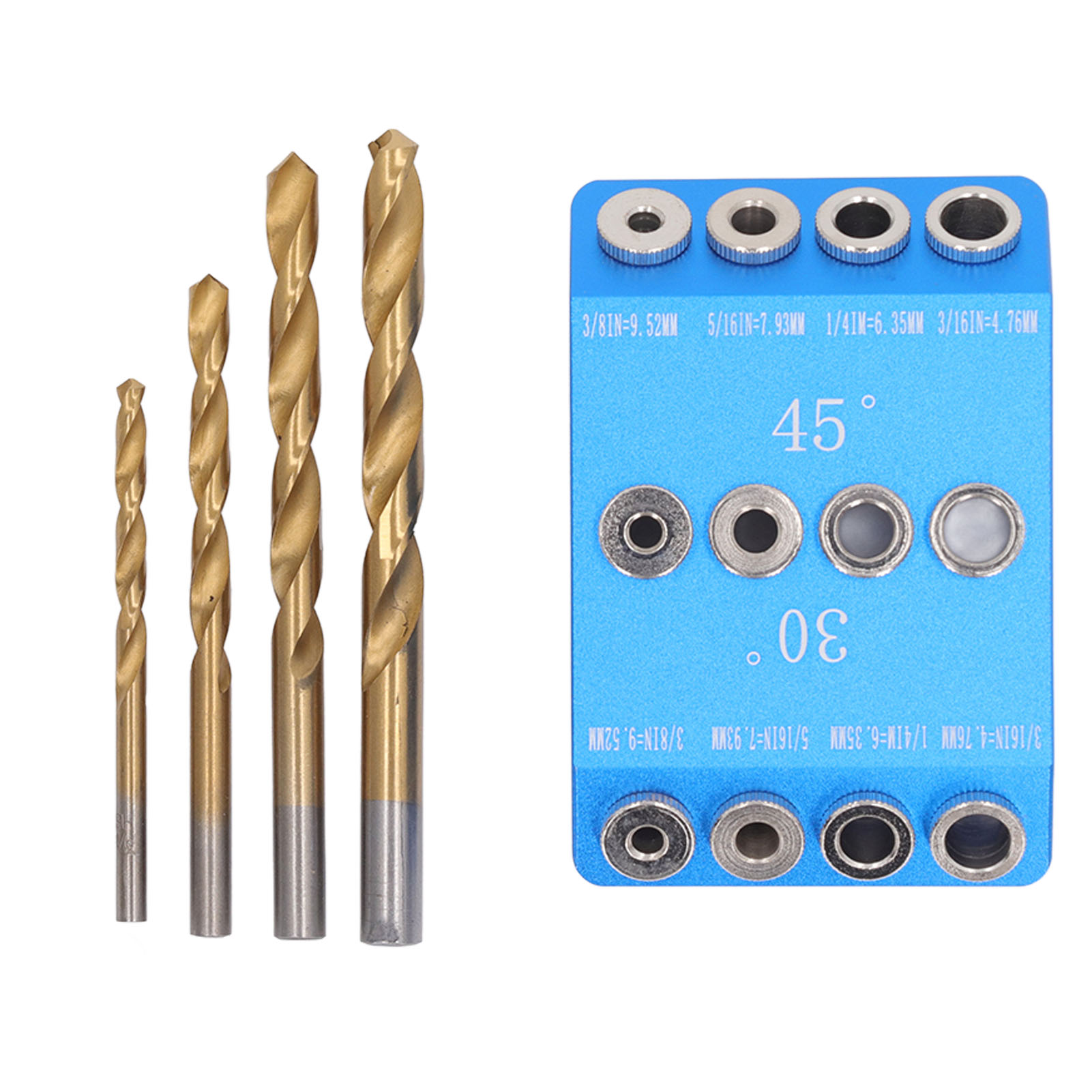 Bohrschablone 30 45 90 Grad Winkelbohrschablone Aus Aluminiumlegierung Für Holzbearbeitung