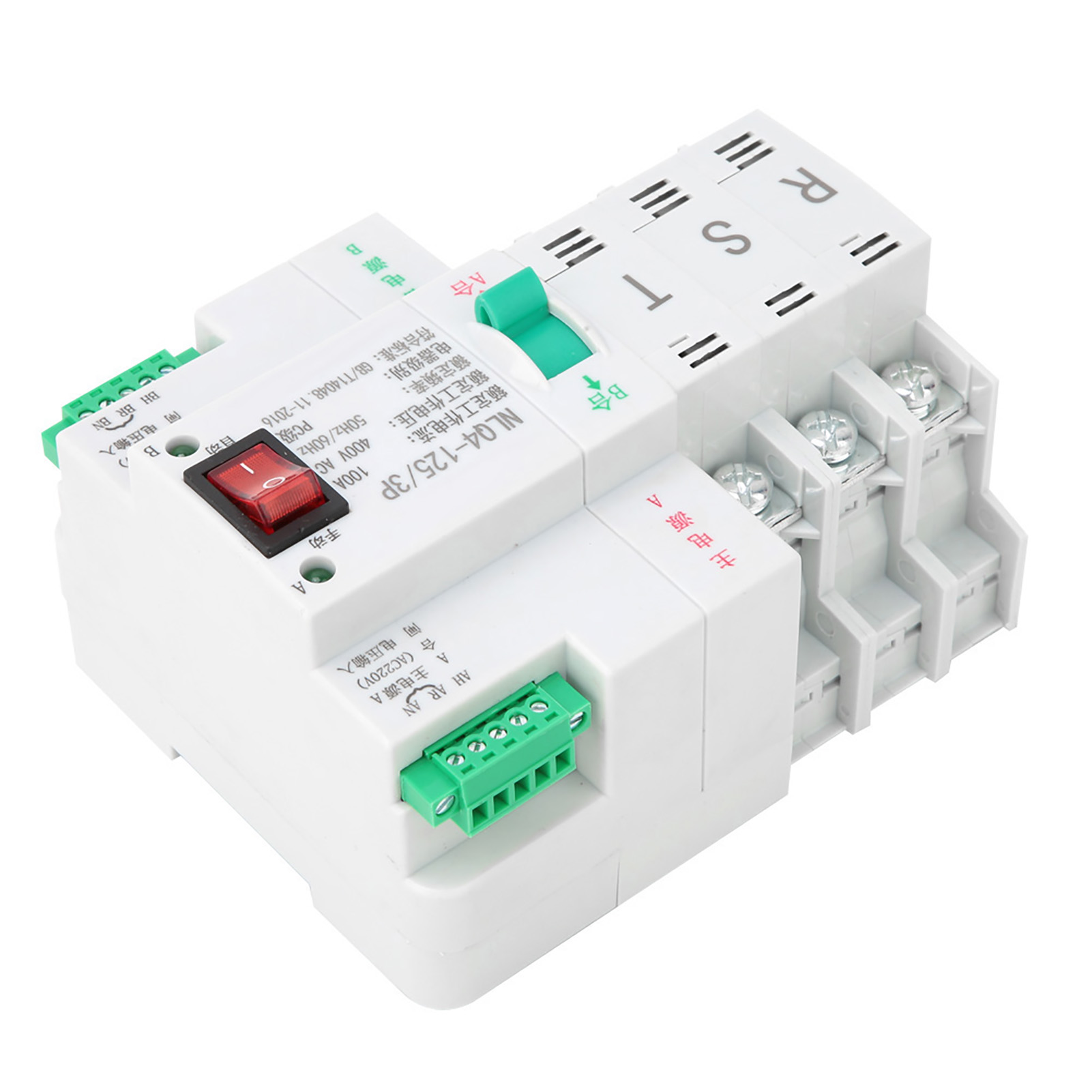 Ac 400v 3p 63/80/100a Dual Power Automatic Transfer Toggle Switch(100a)