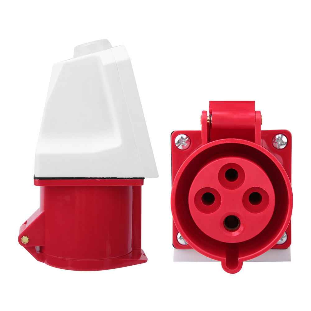 10 Stück Industriesteckverbinder Bem-124, 4-polig, Ip44 Wasserdicht, 32 A, 380–415 V