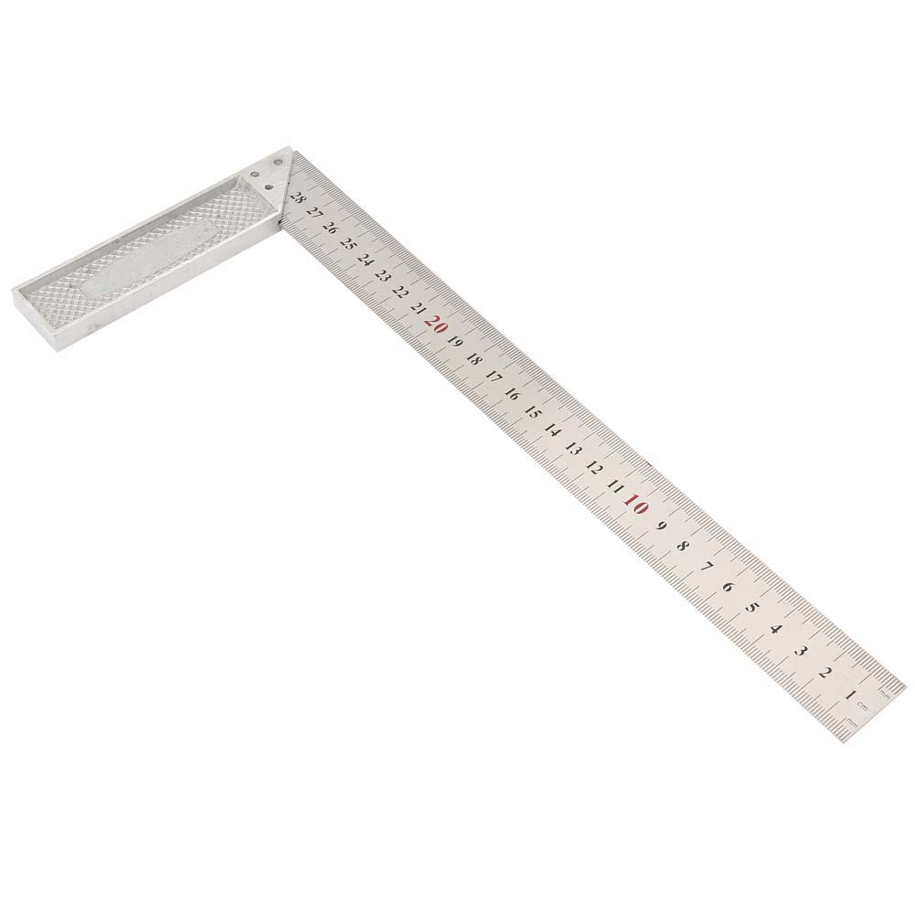 30 Cm Aluminiumlegierung 90-grad-lineal Mit Gerader Kante, Rechtwinkliges Lineal (standard)