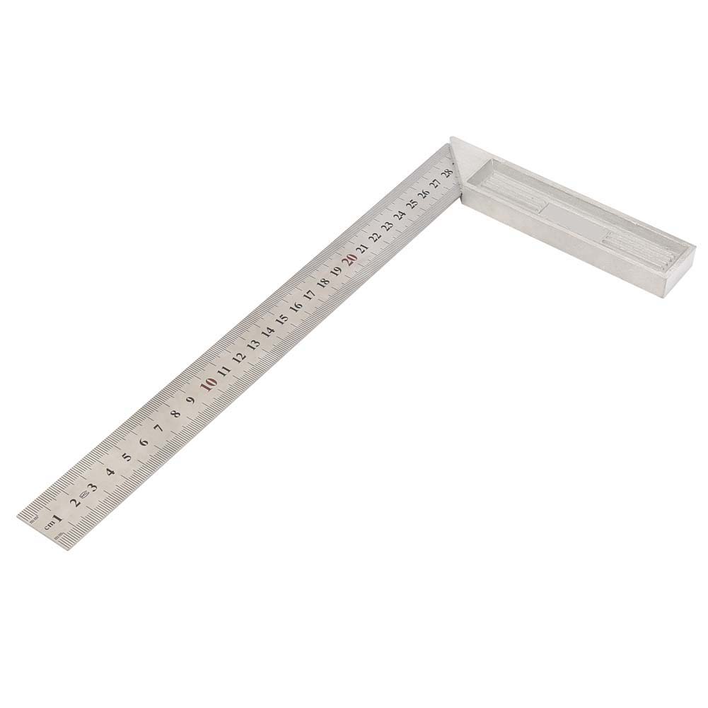 30 Cm Aluminiumlegierung 90-grad-lineal Mit Gerader Kante, Rechtwinkliges Lineal (dicker)