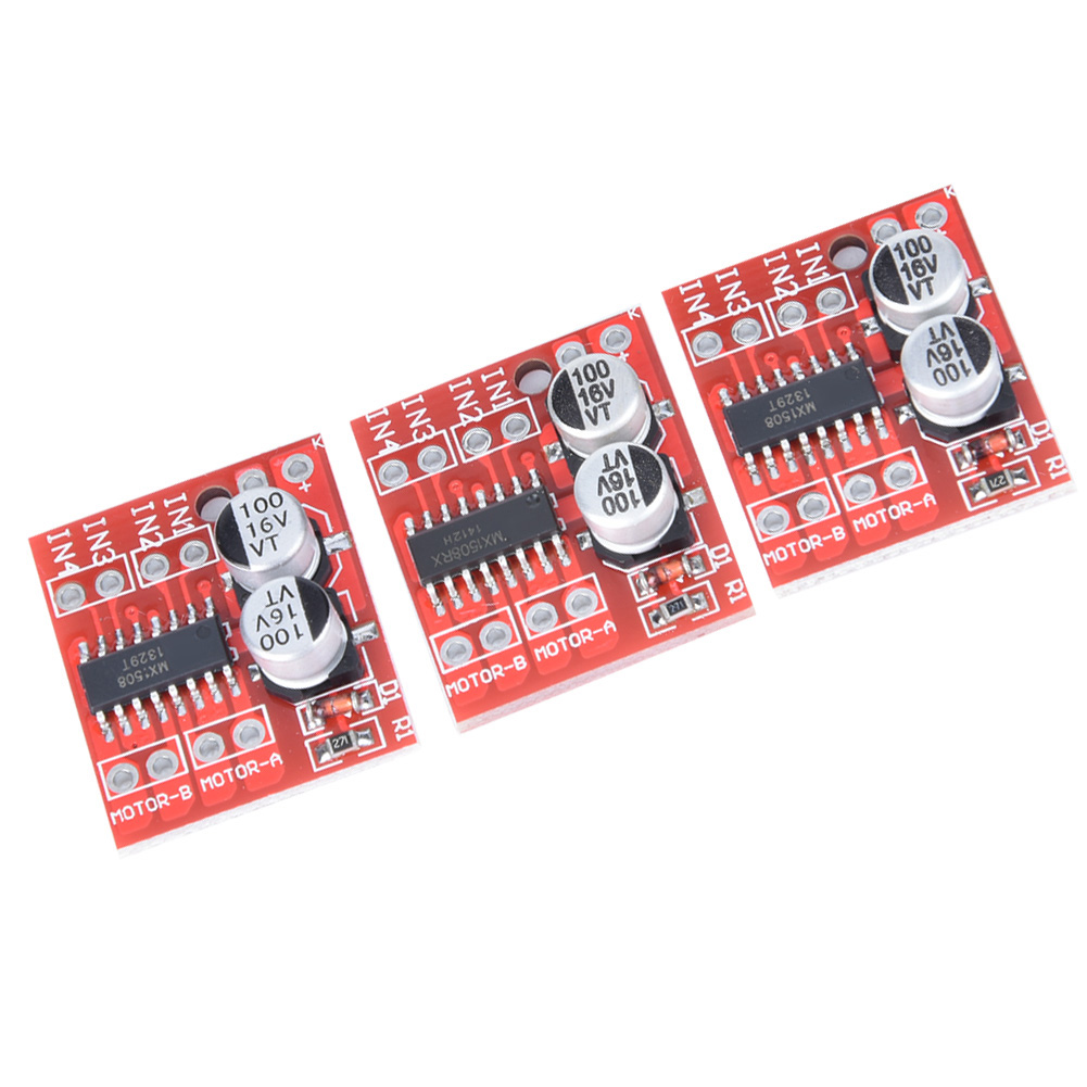 3 Stück 1,5 A 2-wege-gleichstrommotortreibermodul Mit Pwm-drehzahlregelung Und Dual-h-brücke (ersetzt L298n)