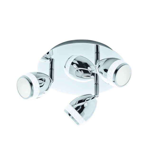 Briloner - led Deckenleuchte Badleuchte dreh- & schwenkbar Ø22cm 12W Chrom IP44