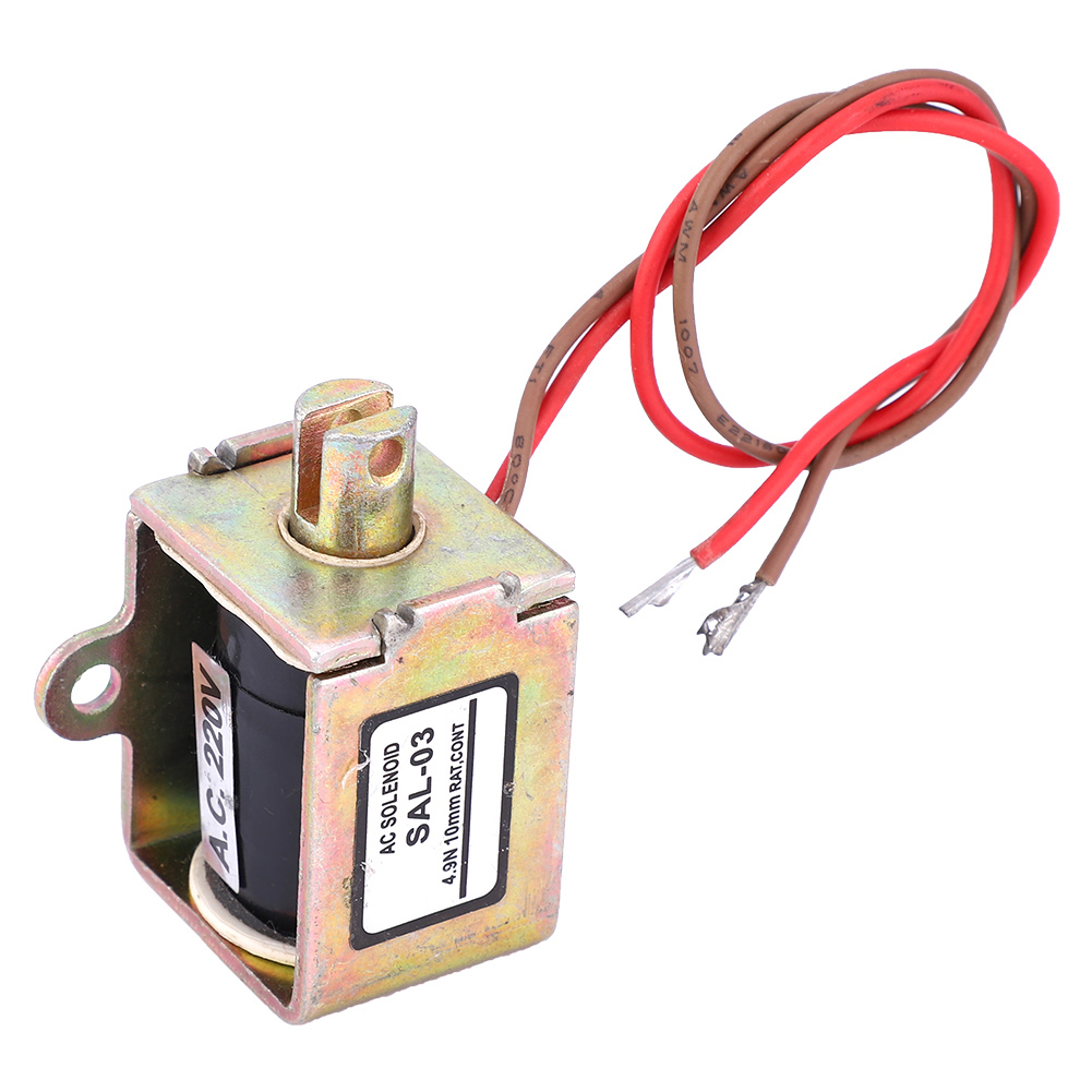 Schub-zug-stellglied Mit Ganzkupferspule Und Elektromagnet Für Die Industrielle Automatisierung, 4,9 N, 10 Mm Hub, 220 V Ac