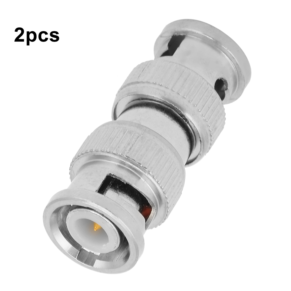 2 Stück Bnc-stecker Auf Bnc-stecker Koaxial-hf-adapter Für Cctv-überwachungskameras