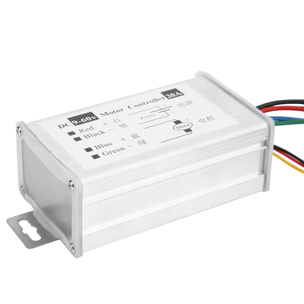 Pwm-gleichstrommotor-controller, Stufenlose Drehzahlregelung, Dc 9–60 V, 20 A, Vorwärts- Und Rückwärtslauf
