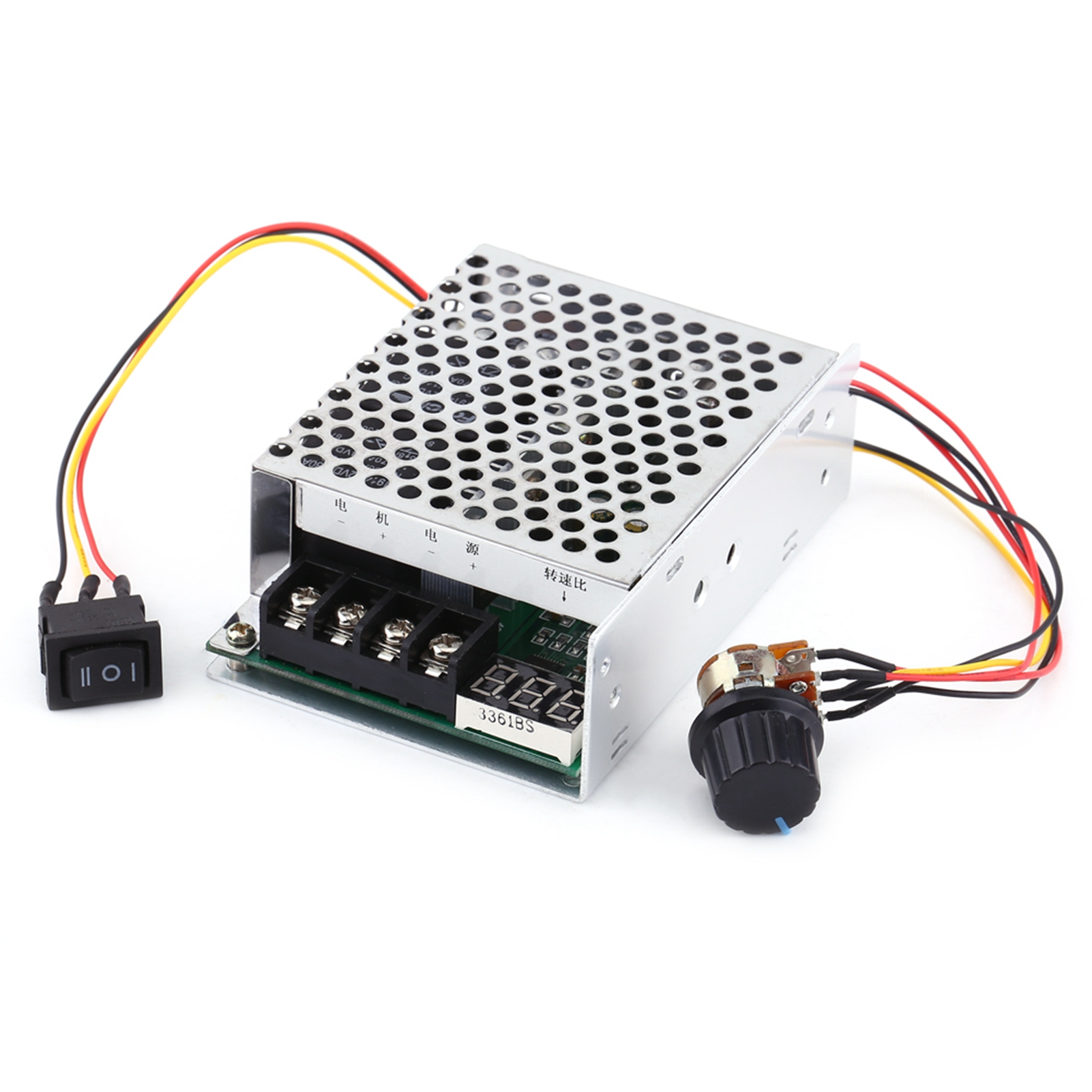 10v-55v 40a Gleichstrommotor-drehzahlregler Mit Drehrichtungsumkehrschalter Und Digitalanzeige