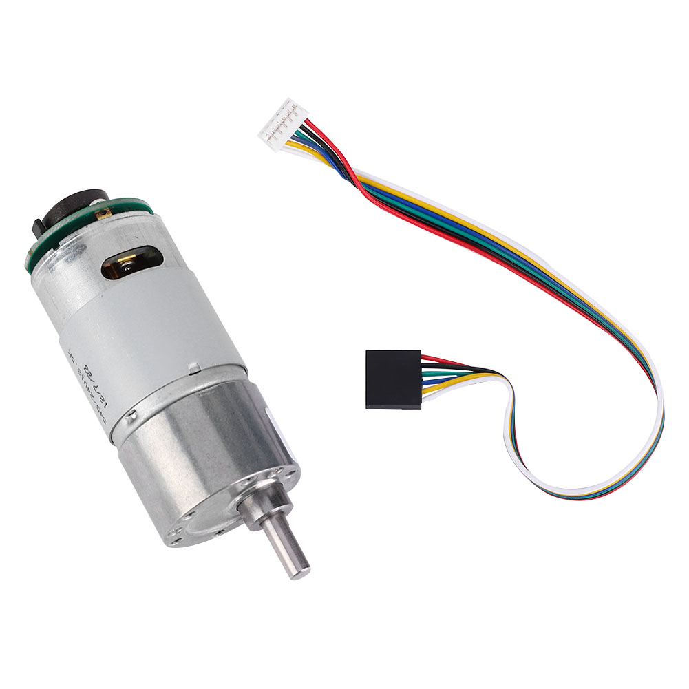 Großer Torsionsgetriebemotor Mit Encoder, 6 V Leistung, Drehzahlreduzierungsmotor (geschwindigkeit 10)