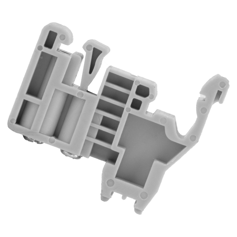 50 Stück 35 Mm Din-schienen-klemmenblock-endstopper-befestigungsclips Grau (modell 12)