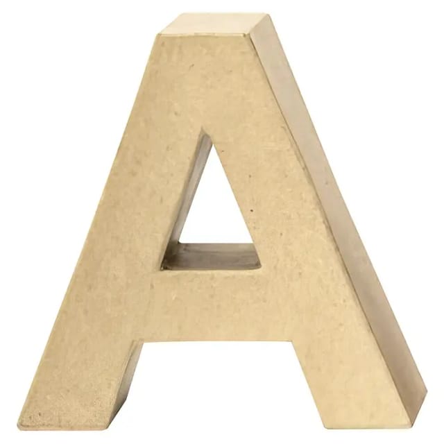 Glorex Papp-Buchstabe a 17,5 x 5,5 cm Pappartikel