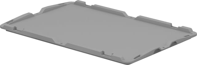 Surplus - Systems Deckel für Eurobox 60 x 40 cm, stabil, grau Boxen, Körbchen & Kisten
