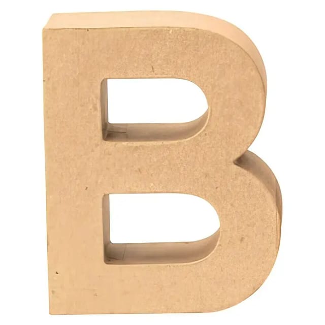 Glorex Papp-Buchstabe b 17,5 x 5,5 cm Pappartikel
