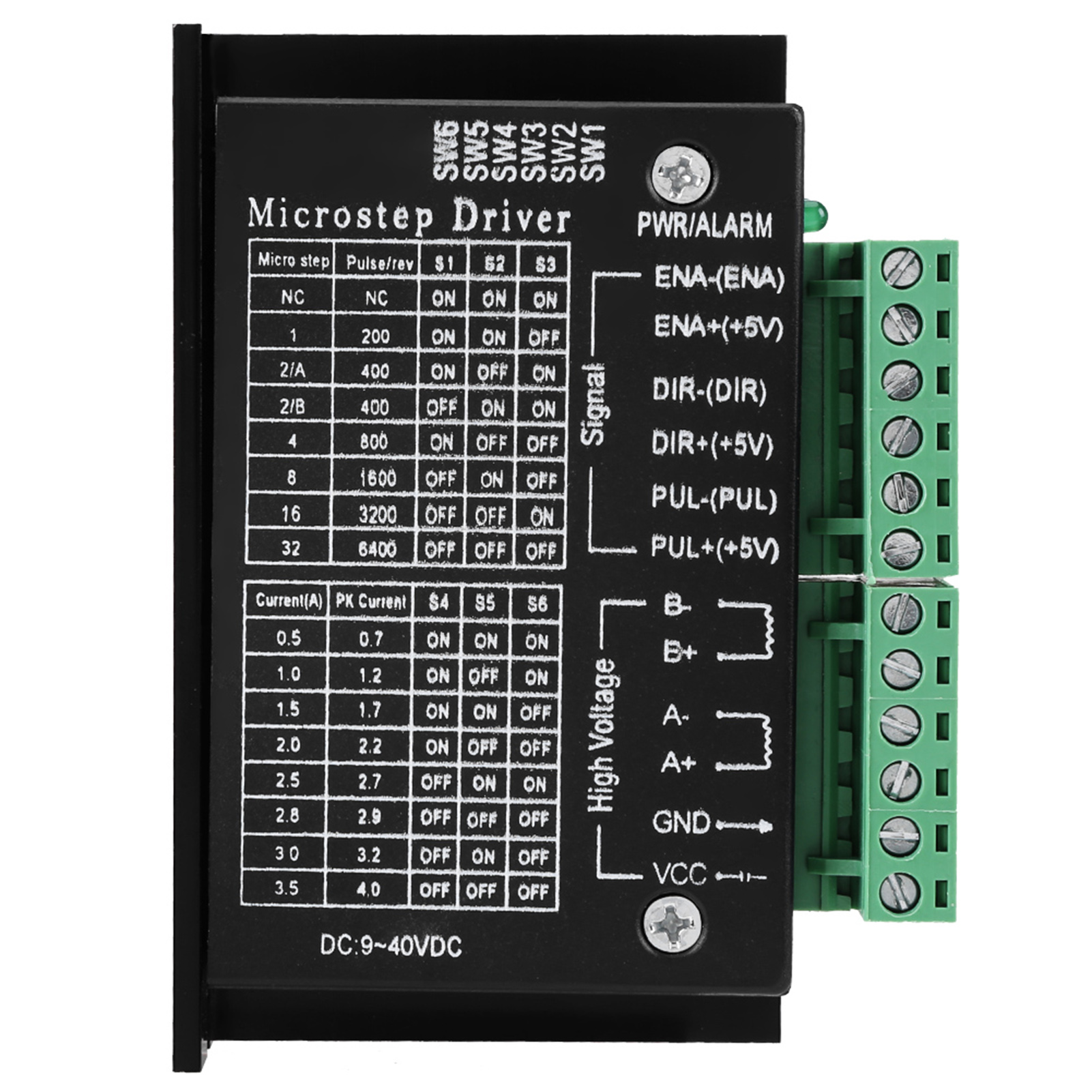 1 Stück Dc 9–40 V 160 W 0,5–4 A Schrittmotortreiber-modulplatine Mit 32 Mikroschritten